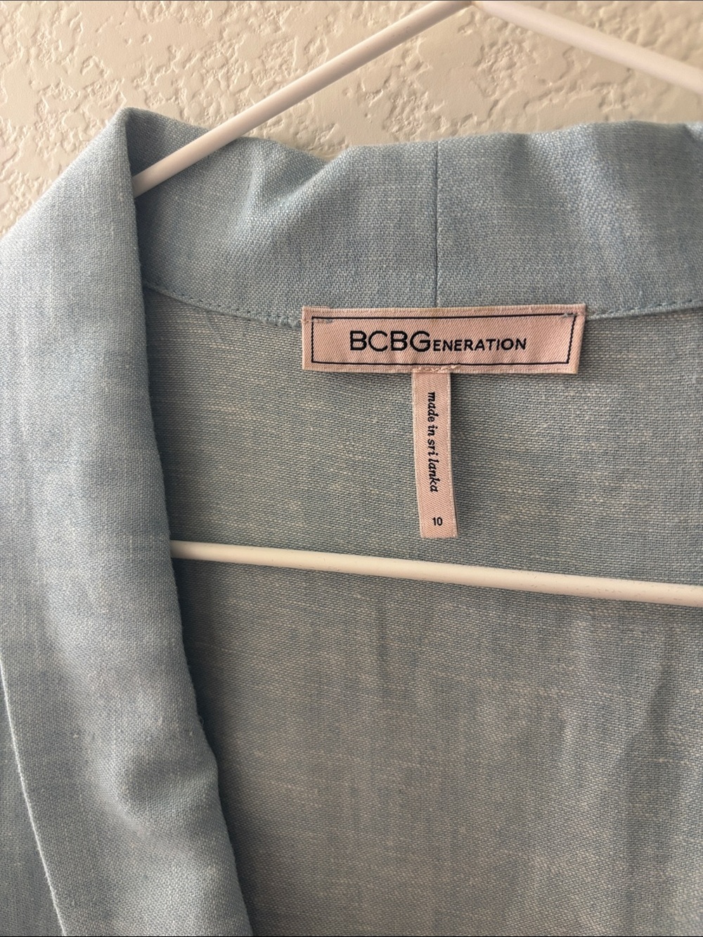 BCBGeneration Pale Blue Women's Blazer